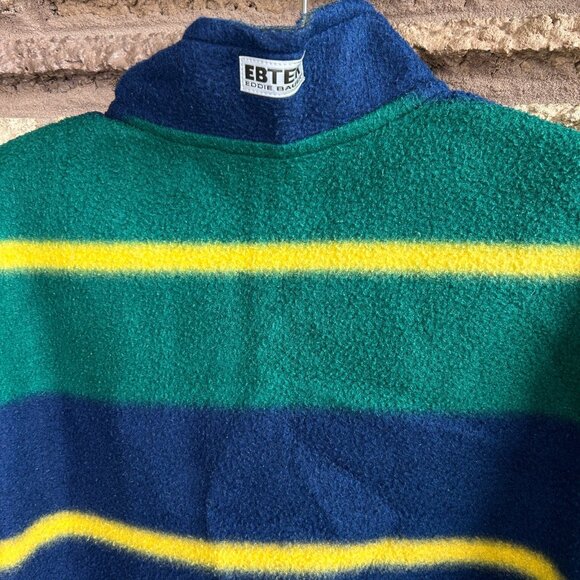 Eddie Bauer Ebtek Mens Vintage 90s Fleece 1/4 Zip Pullover Size XL Tall - Picture 8 of 14